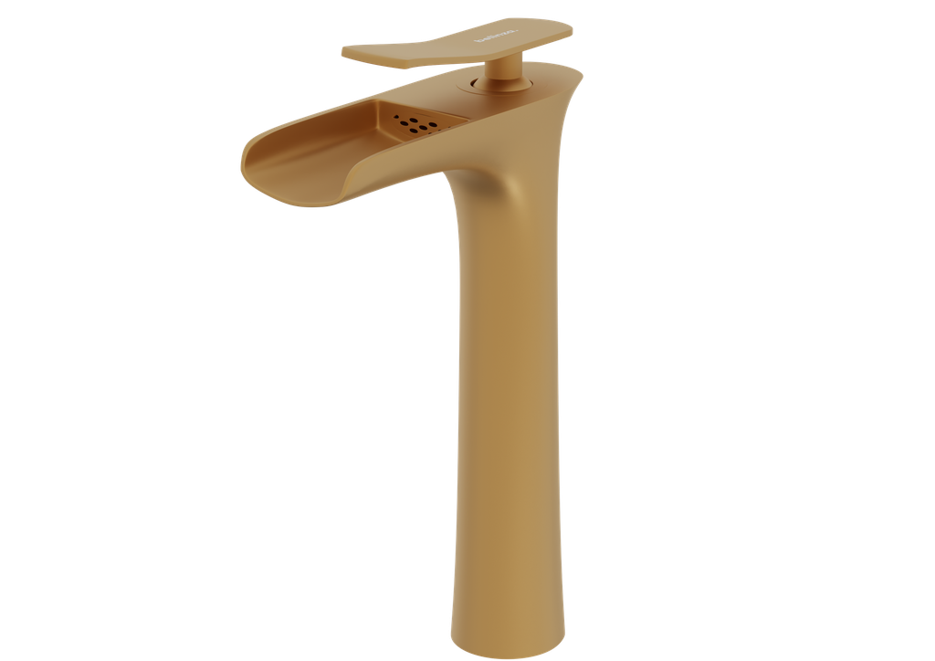 Tropik Yüksek Lavabo Bataryası Mat Altın 11810-Ma