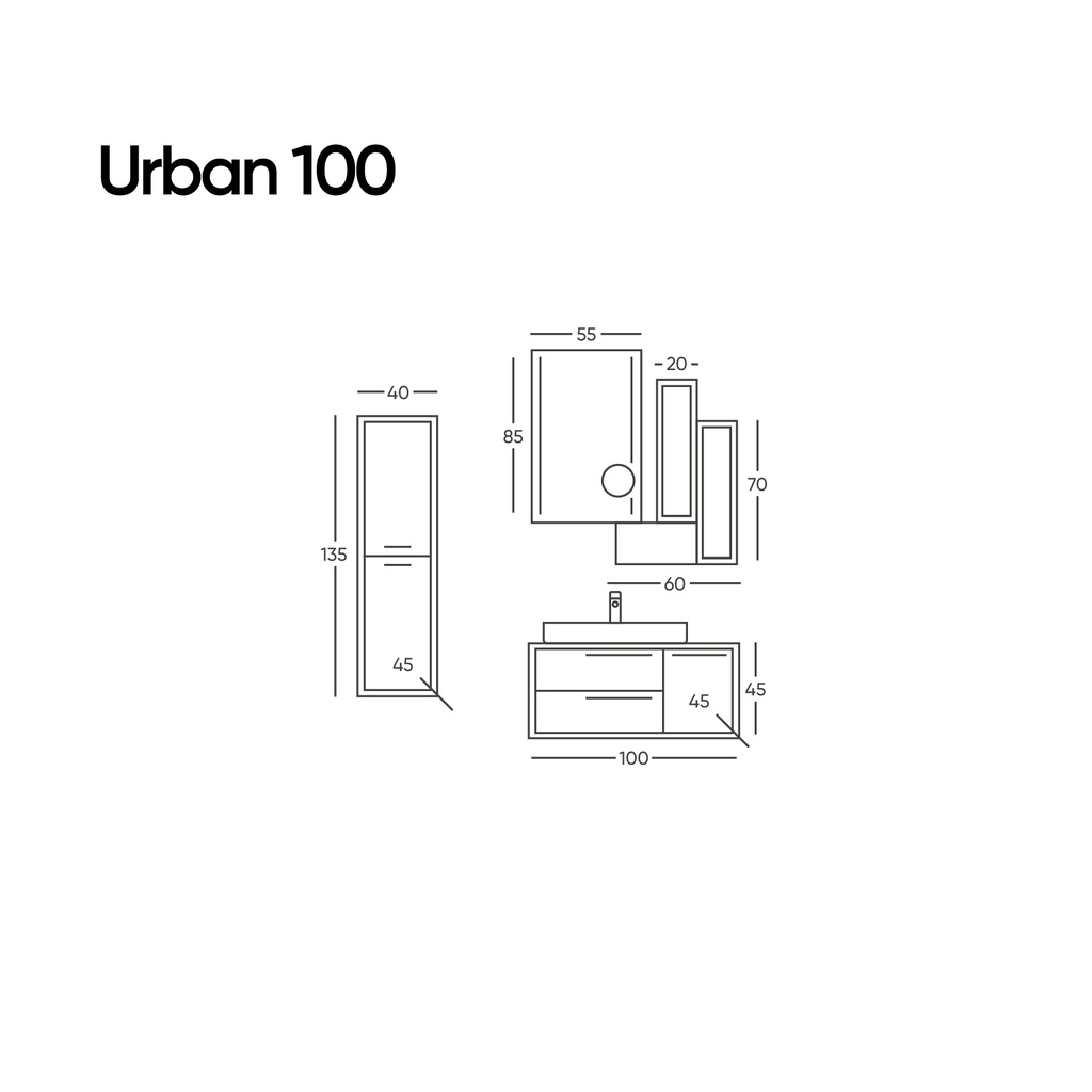 Urban 100 Beyaz Takım