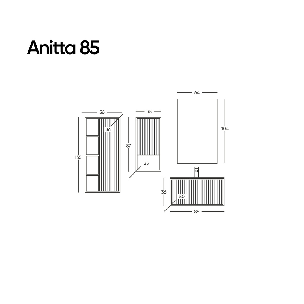 Anitta 85 Latte Takım