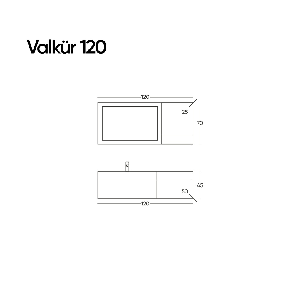 Valkür 120 Antrasit Takım