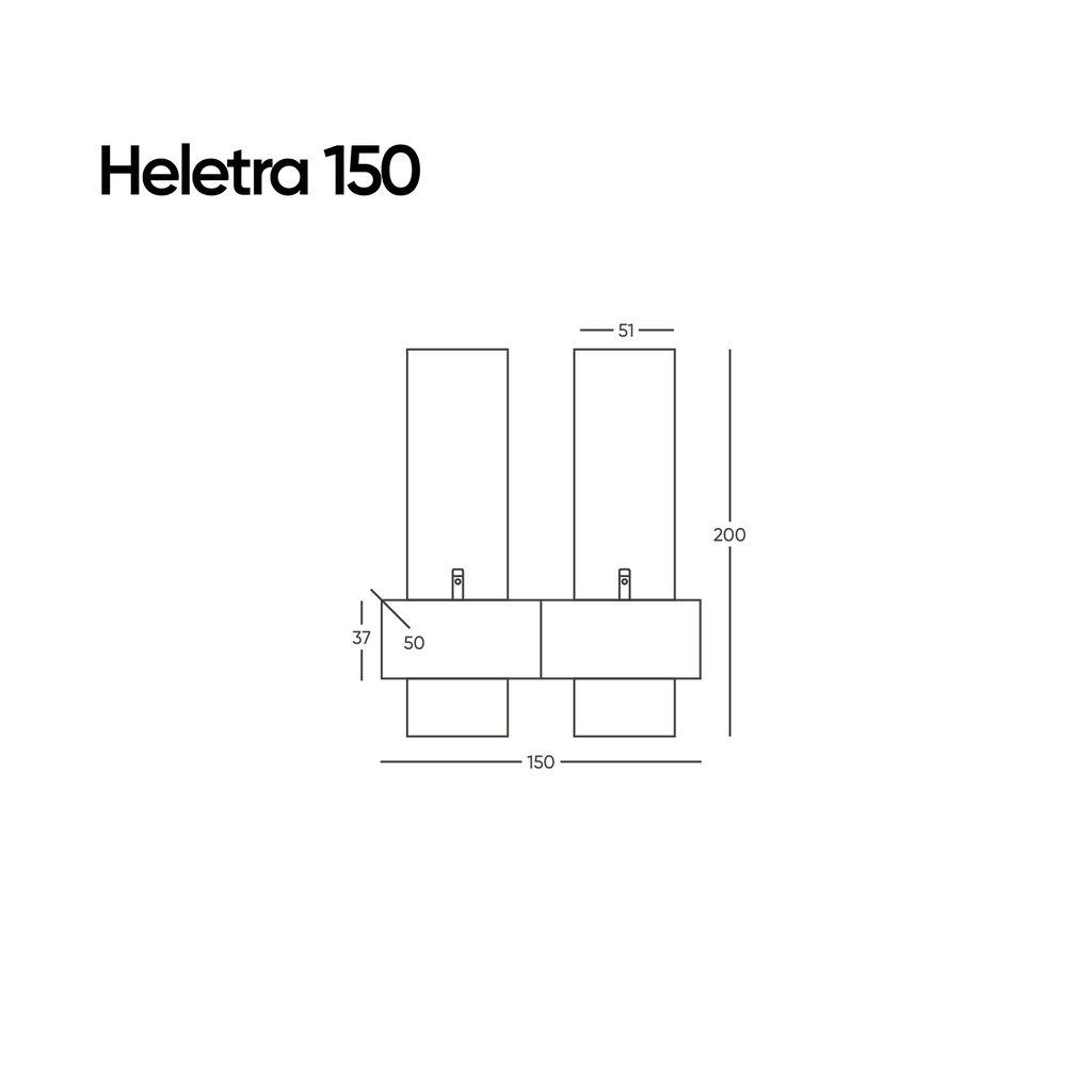 Heletra 150 Space Black Takım (V2)