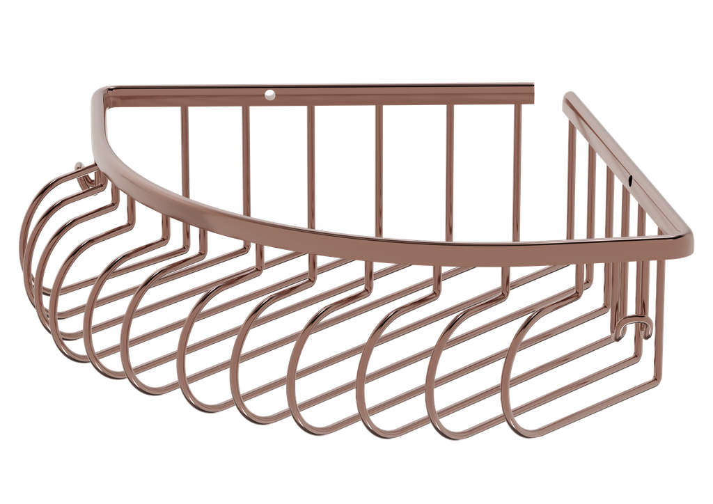 Dekoratif Tekli Köşe Raf Rose 20X20 55201-R