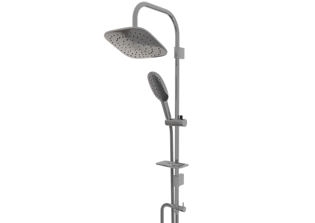 Narissa Tall Duş Seti Krom 40070