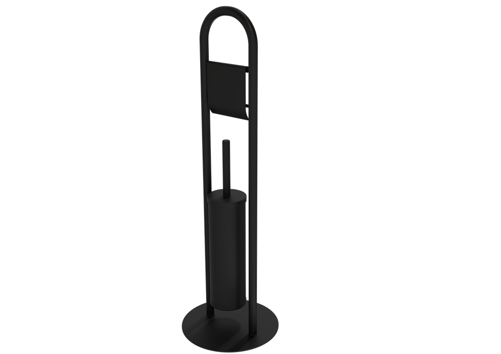 Ayaklı Wc Set U Tip Siyah 58100-S