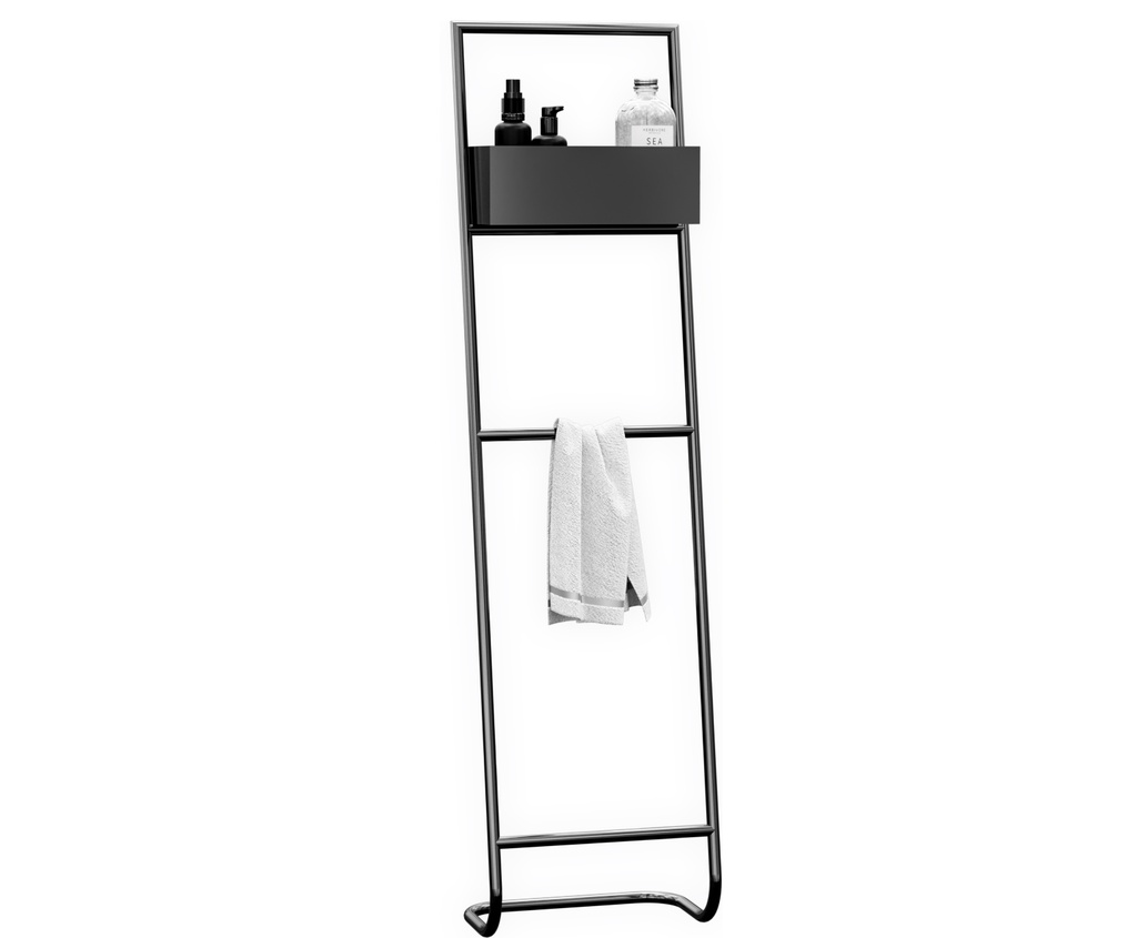 Büyük Raflık Ayaklı 177 Mat Siyah