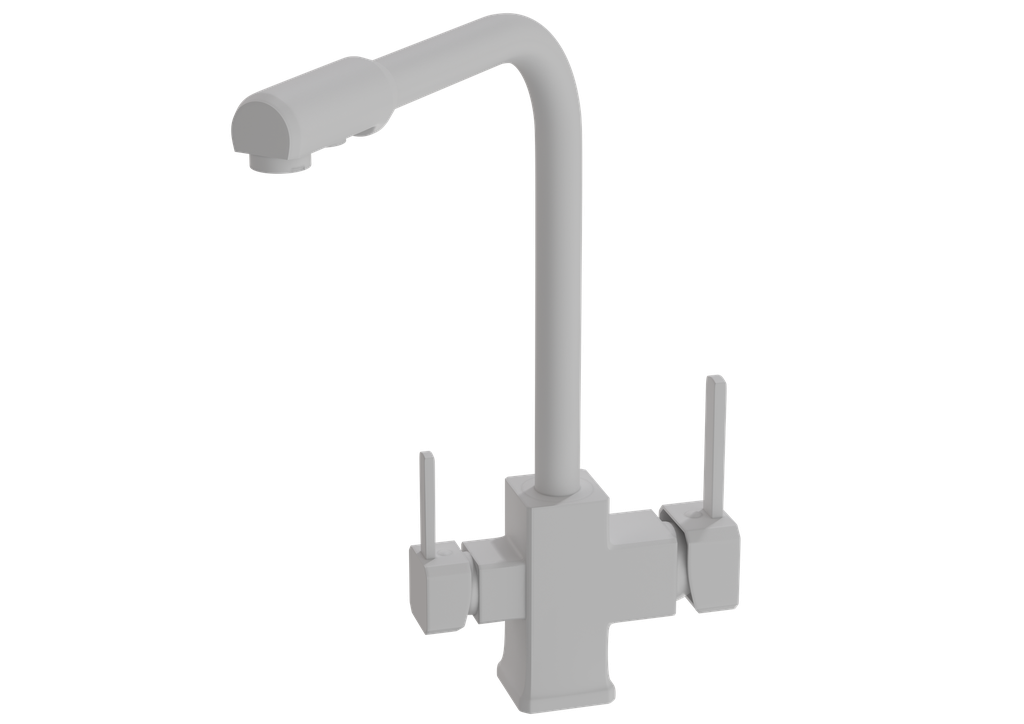 Cubıc Arıtmalı Eviye Bataryası Beyaz 10190-B