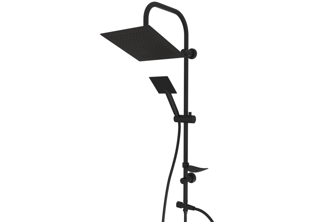 [10TDS.CUB.TAL.40170] Cubic Tall Duş Seti Siyah 40170