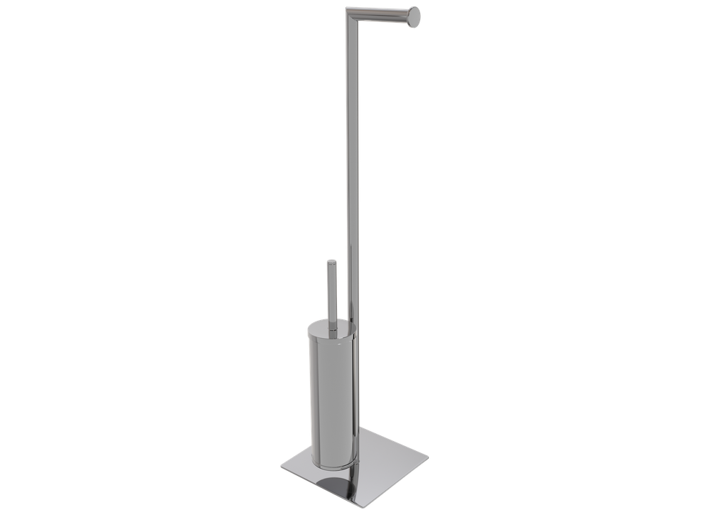 [10TWC.SET.AYK.58010] Ayaklı Wc Set L Tip Krom 58010