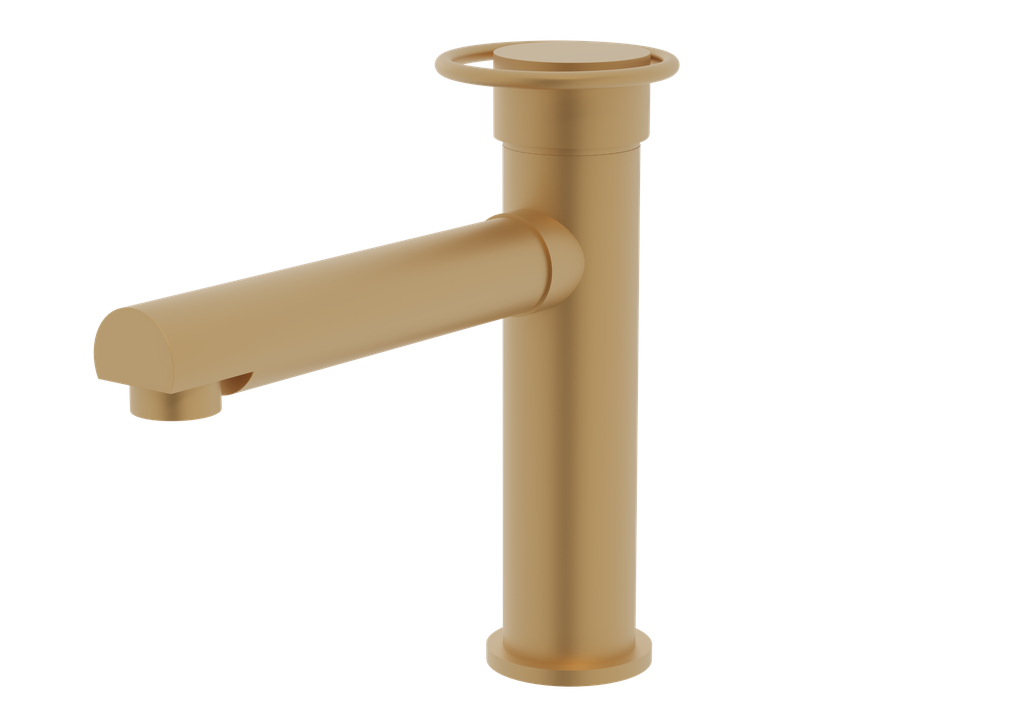 [10TAR.LİN.LVB.12700-MA] Lina Lavabo Bataryası Medium Mat Altın 12700-Ma