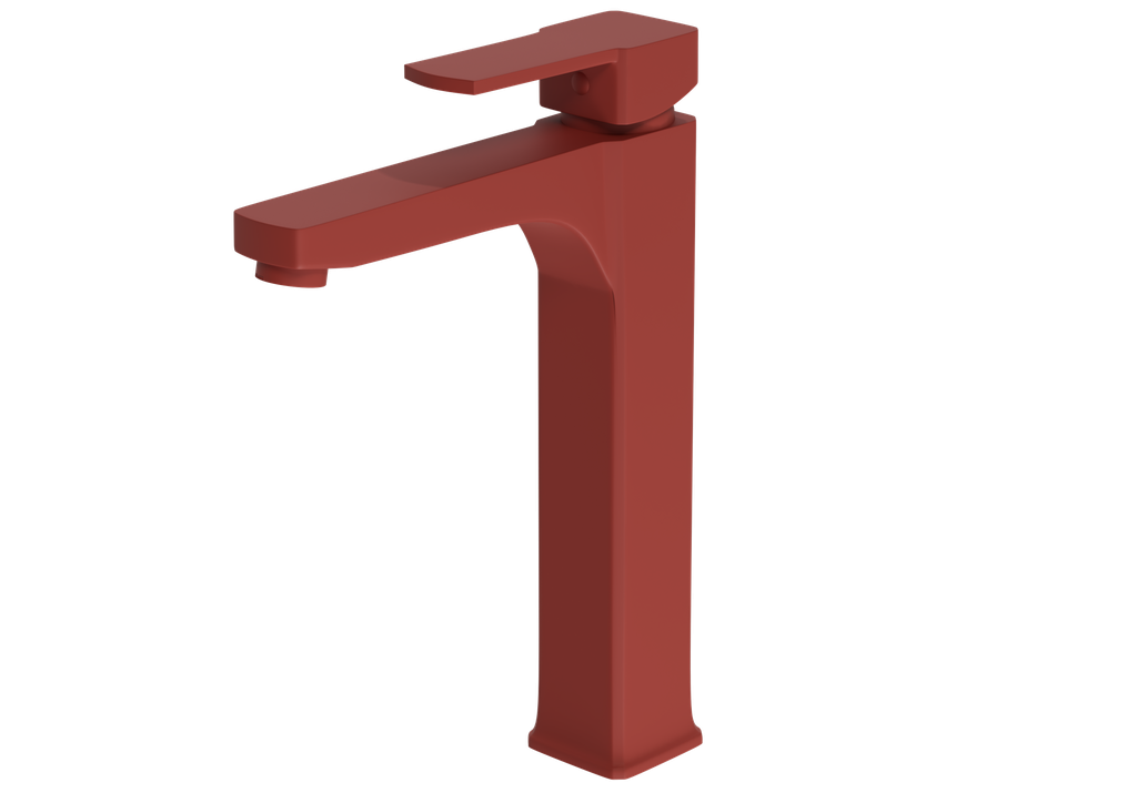 [10TAR.CUB.YLB.10110-KR] Cubıc Yüksek Lavabo Bataryası Kiremit 10110-Kr