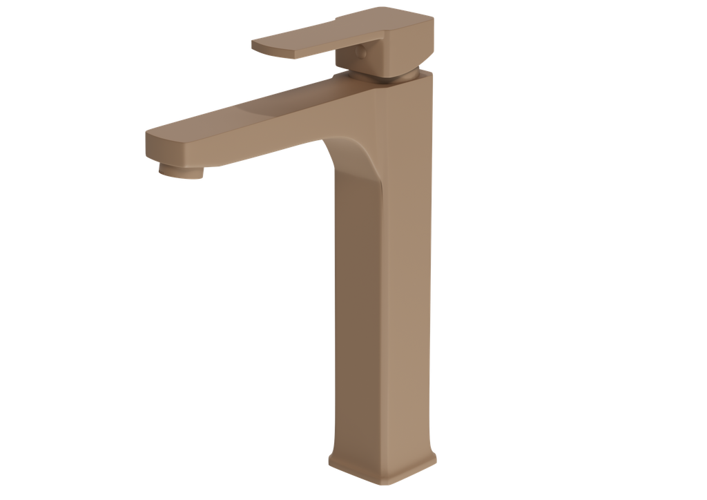 [10TAR.CUB.YLB.10110-L] Cubic Yüksek Lavabo Bataryası Latte 10110-L