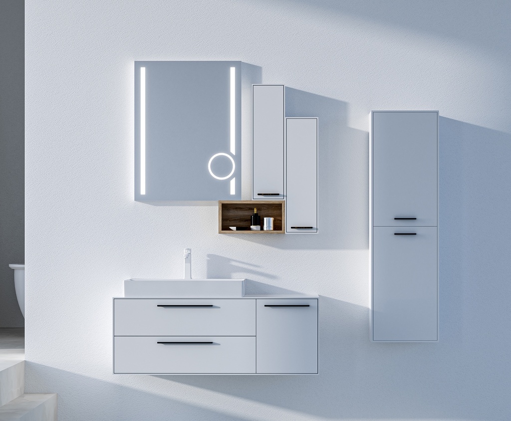 [URB135V2H0.01H01H] Urban 135 Beyaz Boy Dolabı